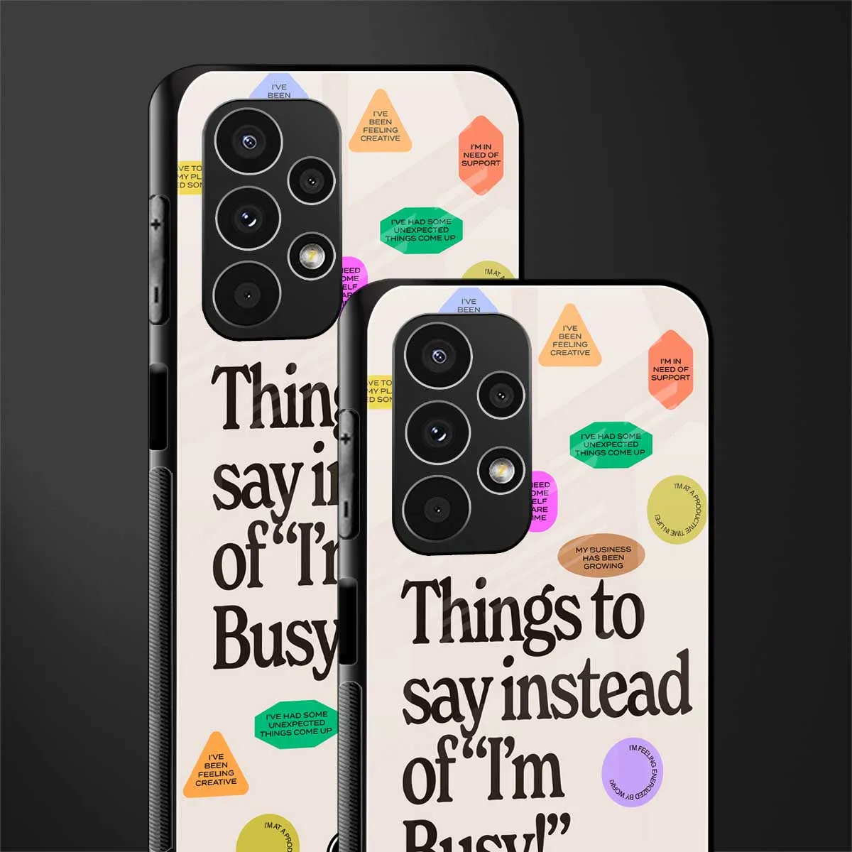 10 Things To Say Phone Case for Samsung Galaxy A13 4G | Glass Case