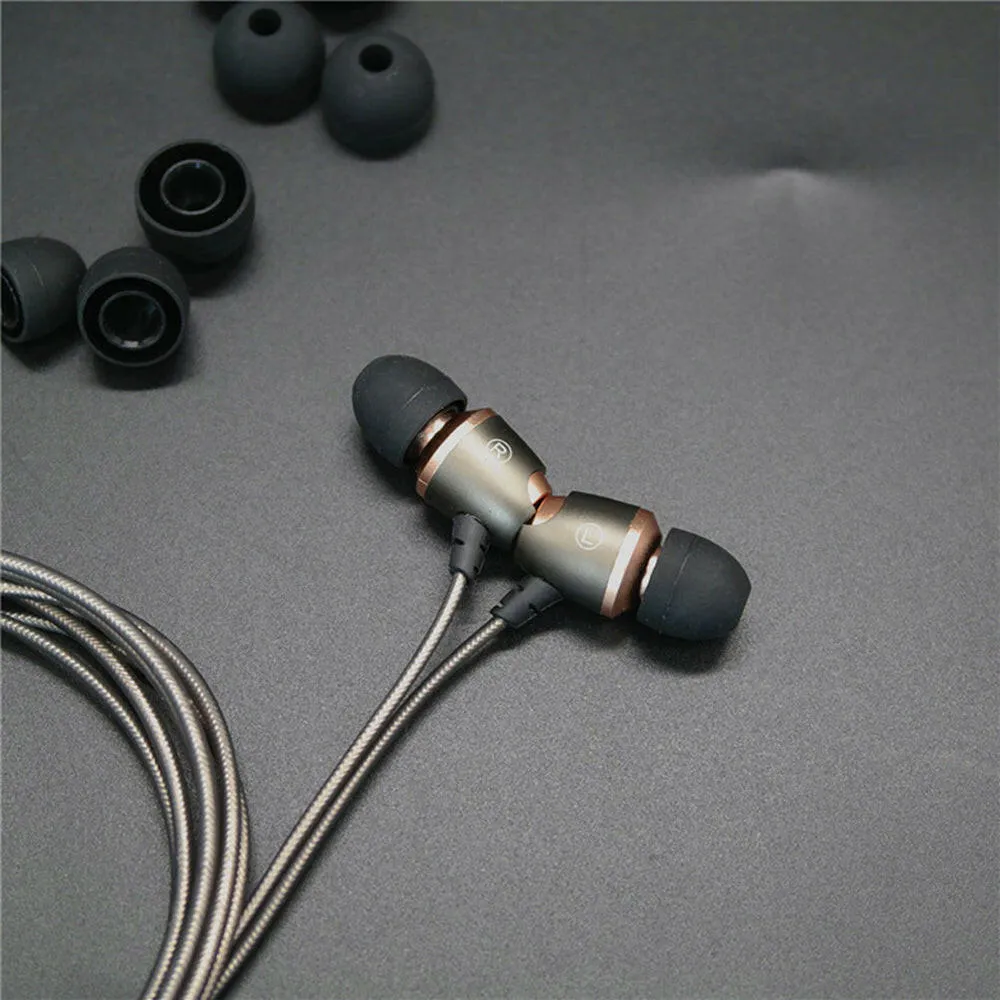 12PCS / 6 Pairs Replacement Earbuds Ear Tips Ear Buds Silicone Tips for In-Ear Headphones 3 Sizes Small Medium Large Headphone Accessories