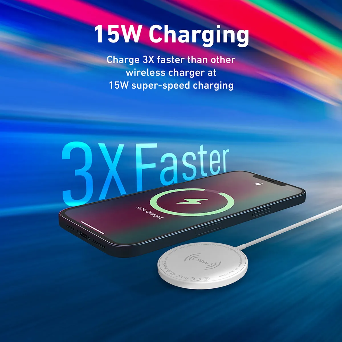 15W High-Speed Dual Sided Magnetic Charger