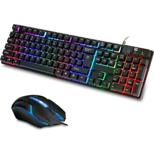 198i CMK-188 LED Backlit Waterproof Gaming Keyboard & Mouse Combo