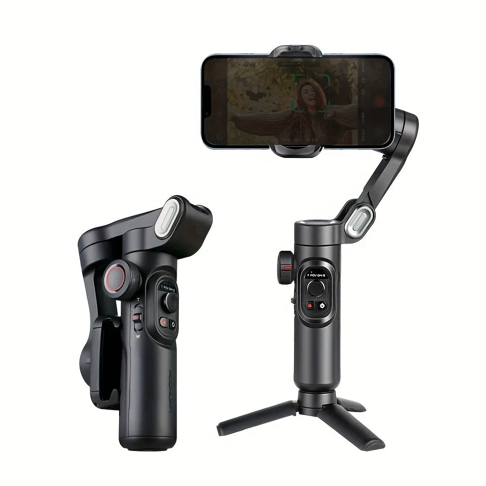 3-Axis Handheld Gimbal Foldable Video Recorder Stabilizer For Smartphone