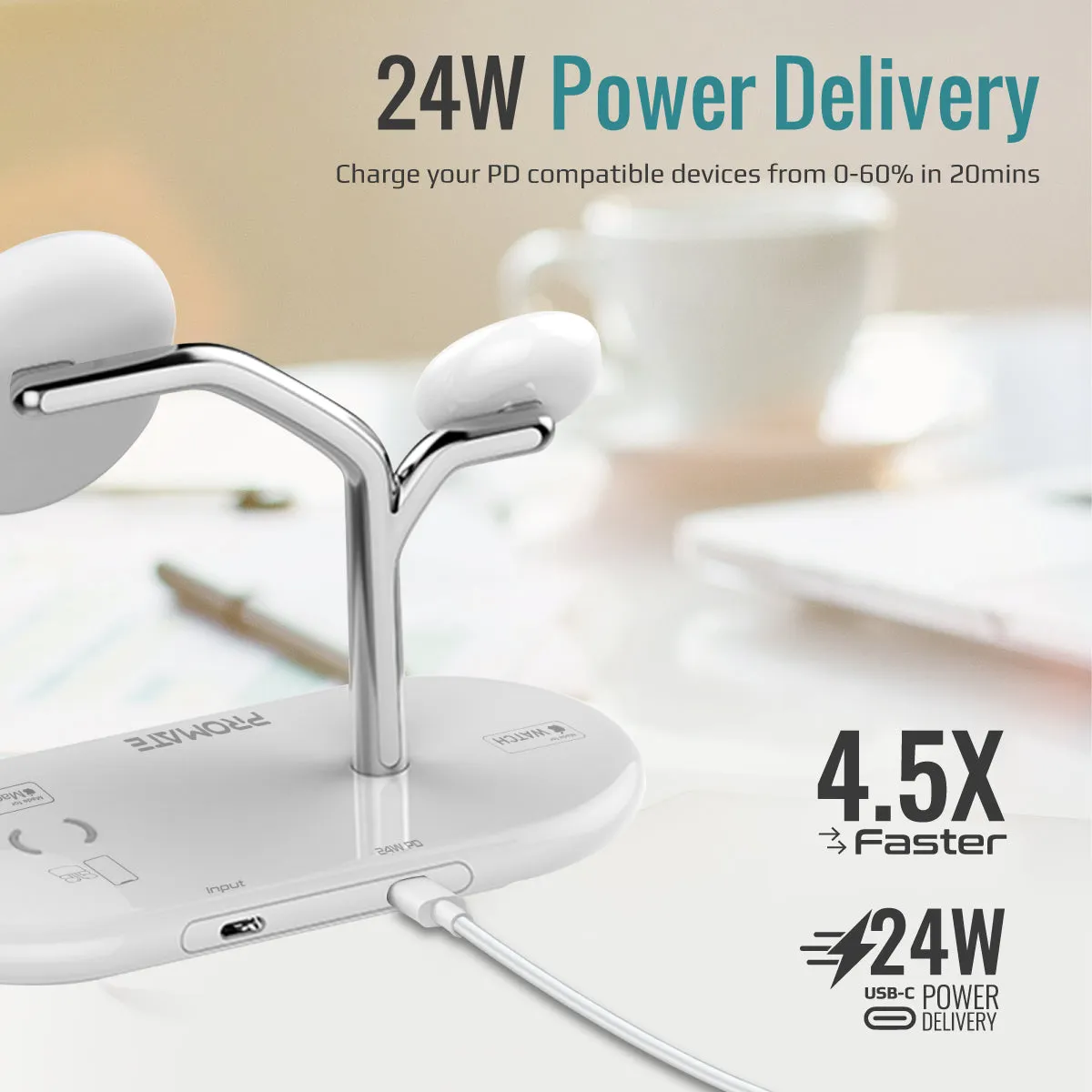 54W High Speed MagSafe Charging Station