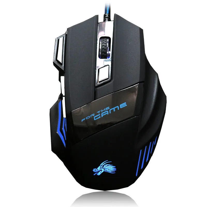 7-button Colorful Glowing High Performance USB Optical Gaming Mouse