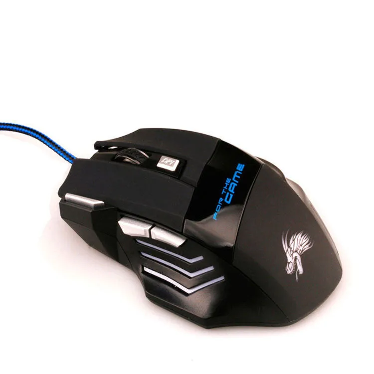 7-button Colorful Glowing High Performance USB Optical Gaming Mouse