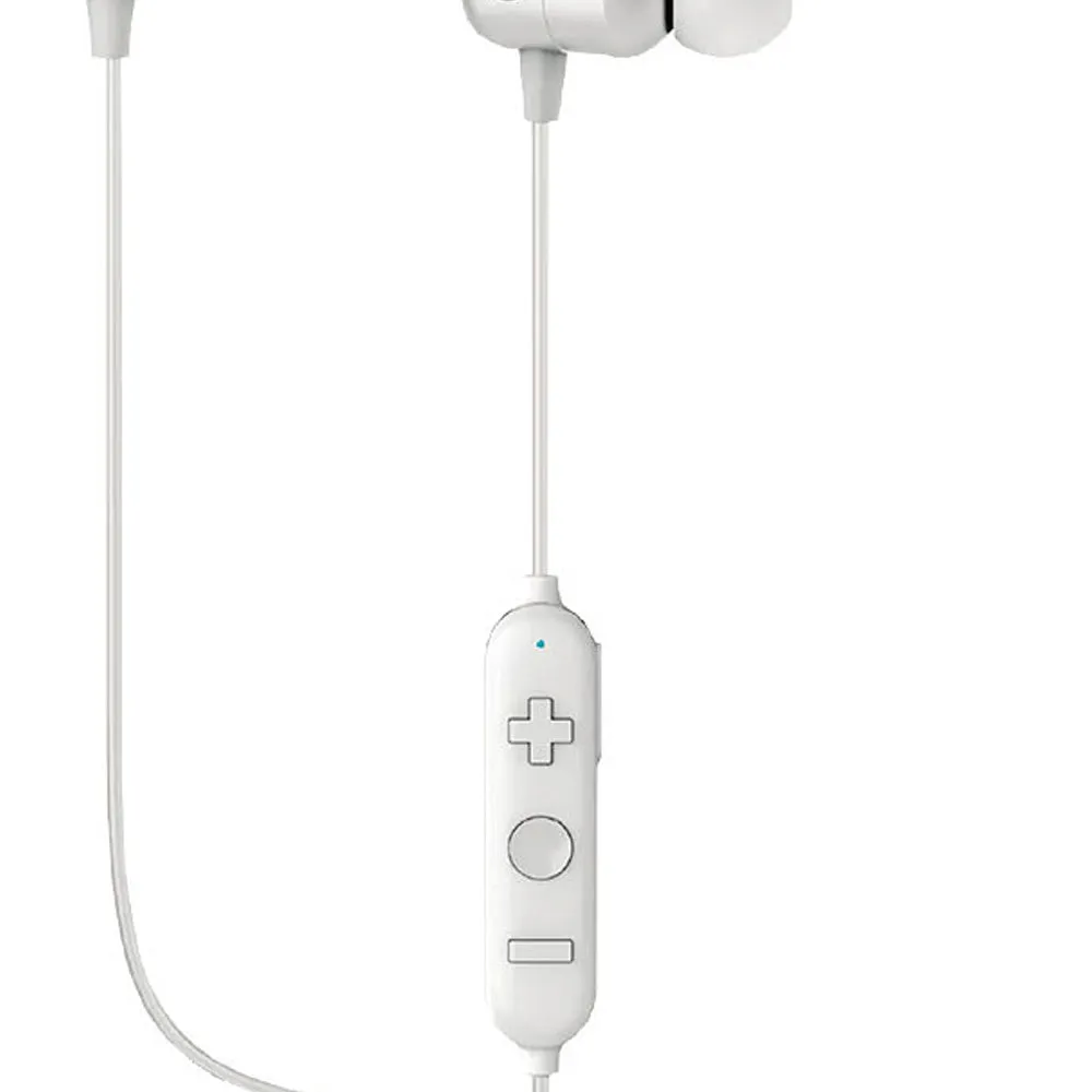 AIWA In-Ear Gel Bluetooth Sports Earbuds (White)