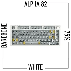 Alpha 82 - 75% Wireless Keyboard Barebone Kit with knob