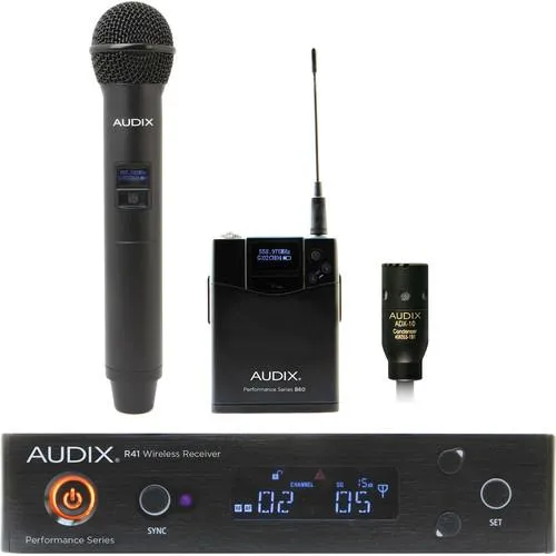 Audix AP41OM2L10A Handheld And Lavalier Wireless System