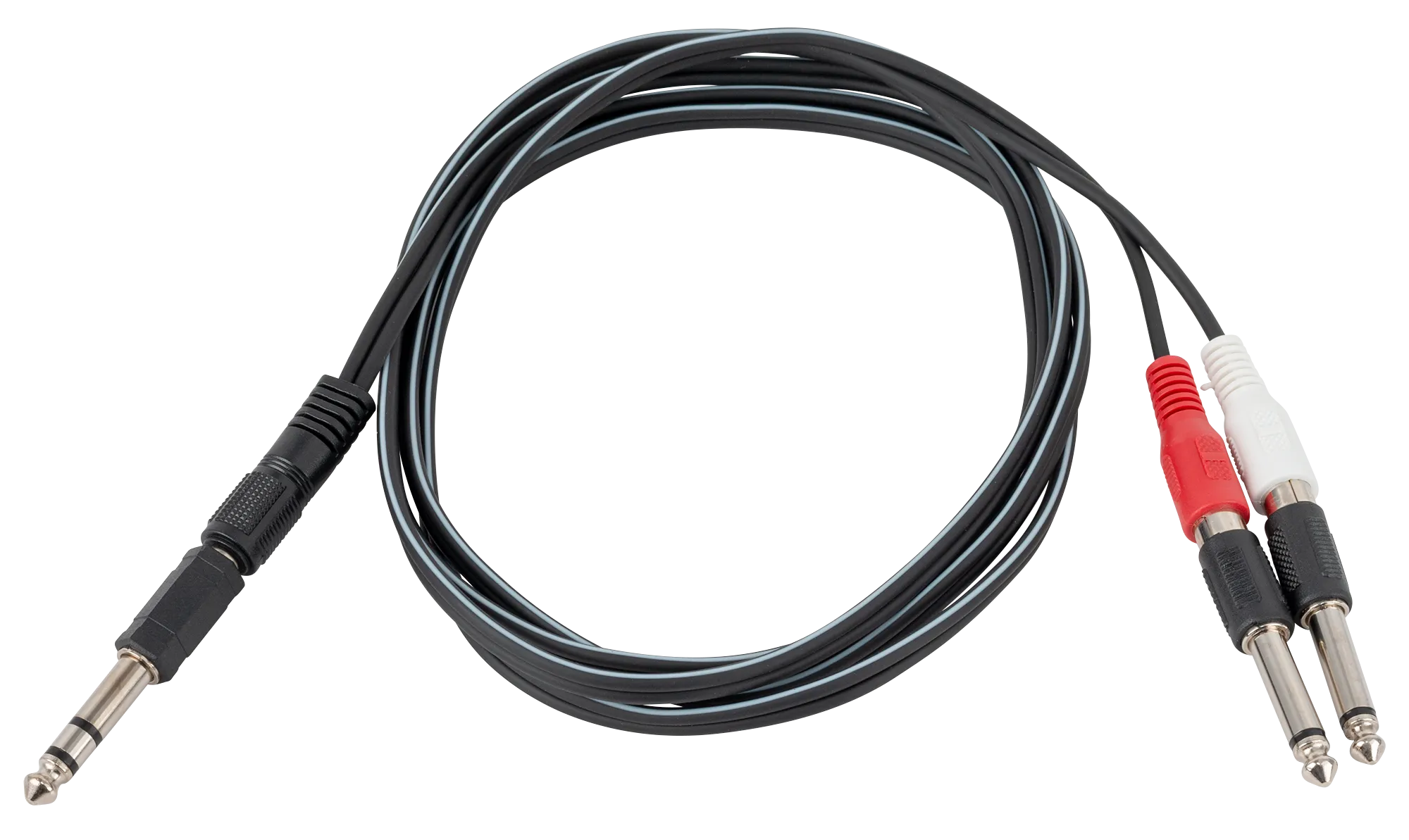 Australasian | RCK1 | 3.5mm TRS (M) - 2x RCA (M) Cable | Black