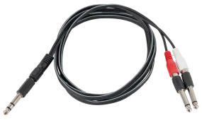 Australasian | RCK1 | 3.5mm TRS (M) - 2x RCA (M) Cable | Black