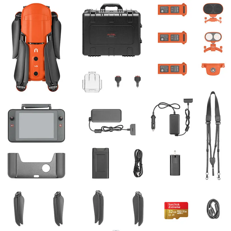 Autel Robotics EVO II Pro V3 6K Rugged Bundle 15km Video Transmission 40 Mins Flight Time