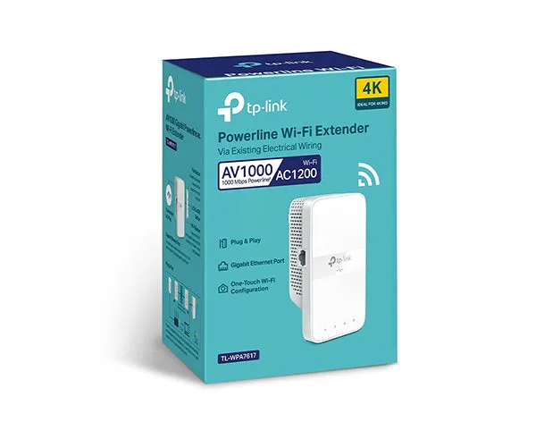 AV1000 Gigabit Passthrough Powerline AC Wi-Fi Extender