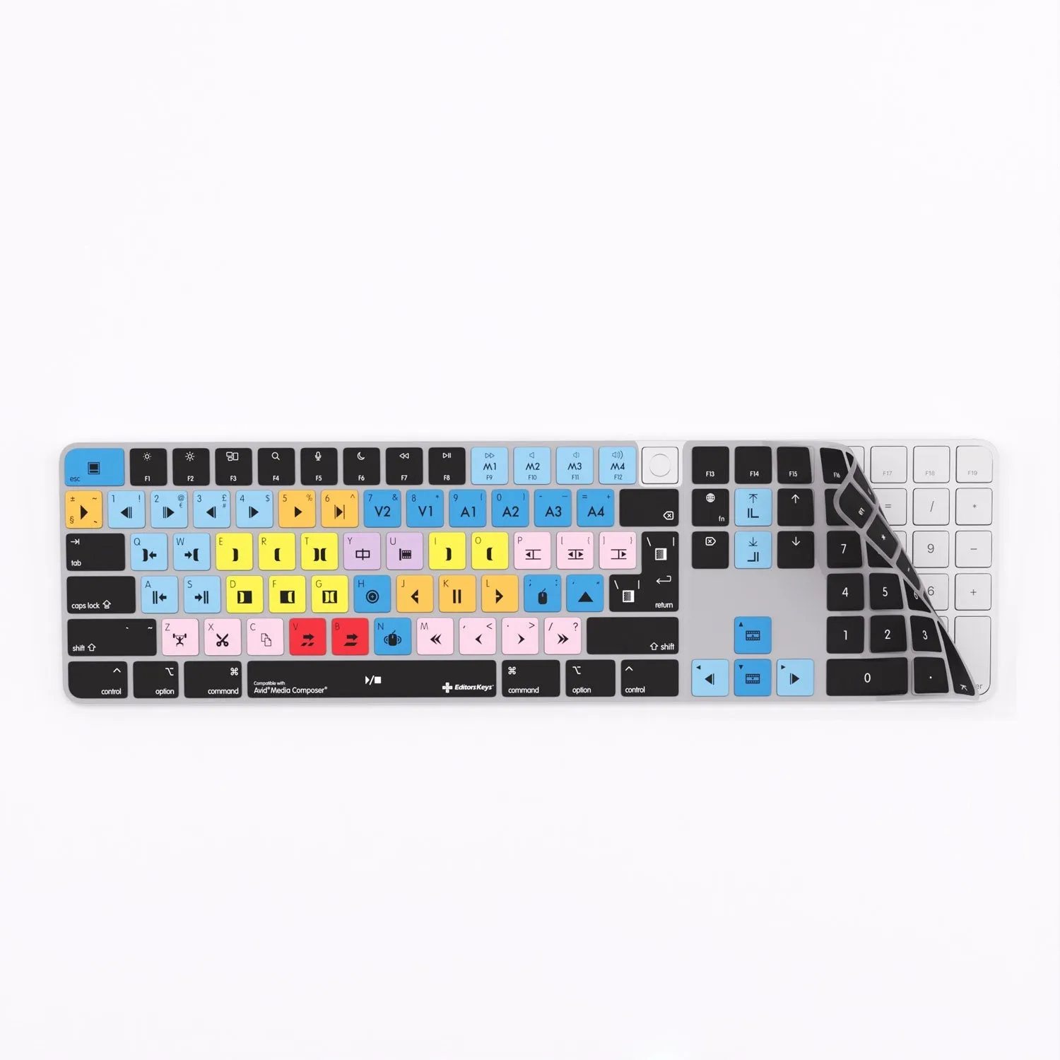 Avid Media Composer Keyboard Covers for MacBook and iMac