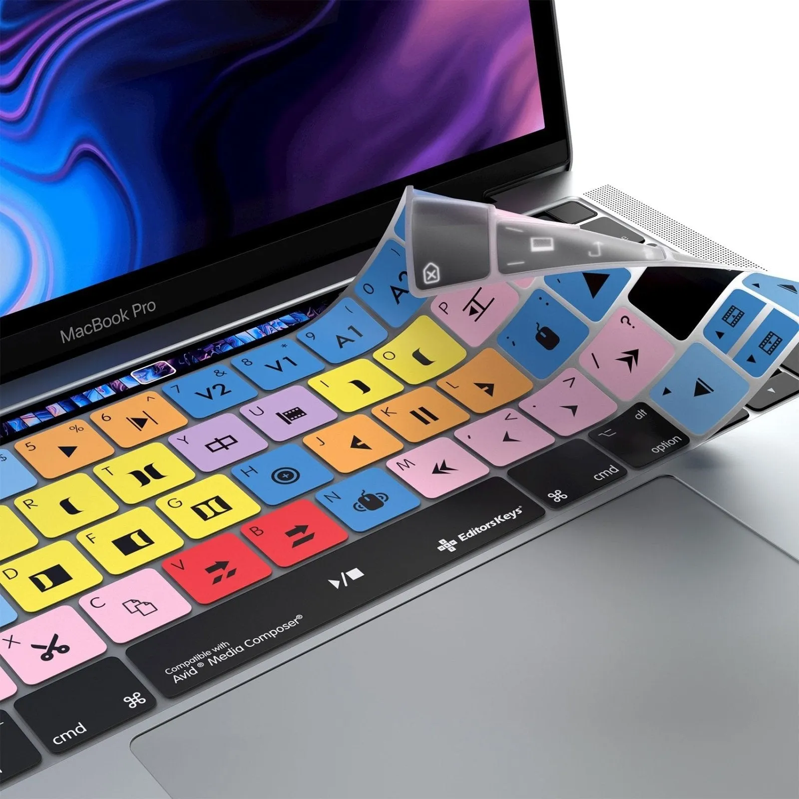 Avid Media Composer Keyboard Covers for MacBook and iMac