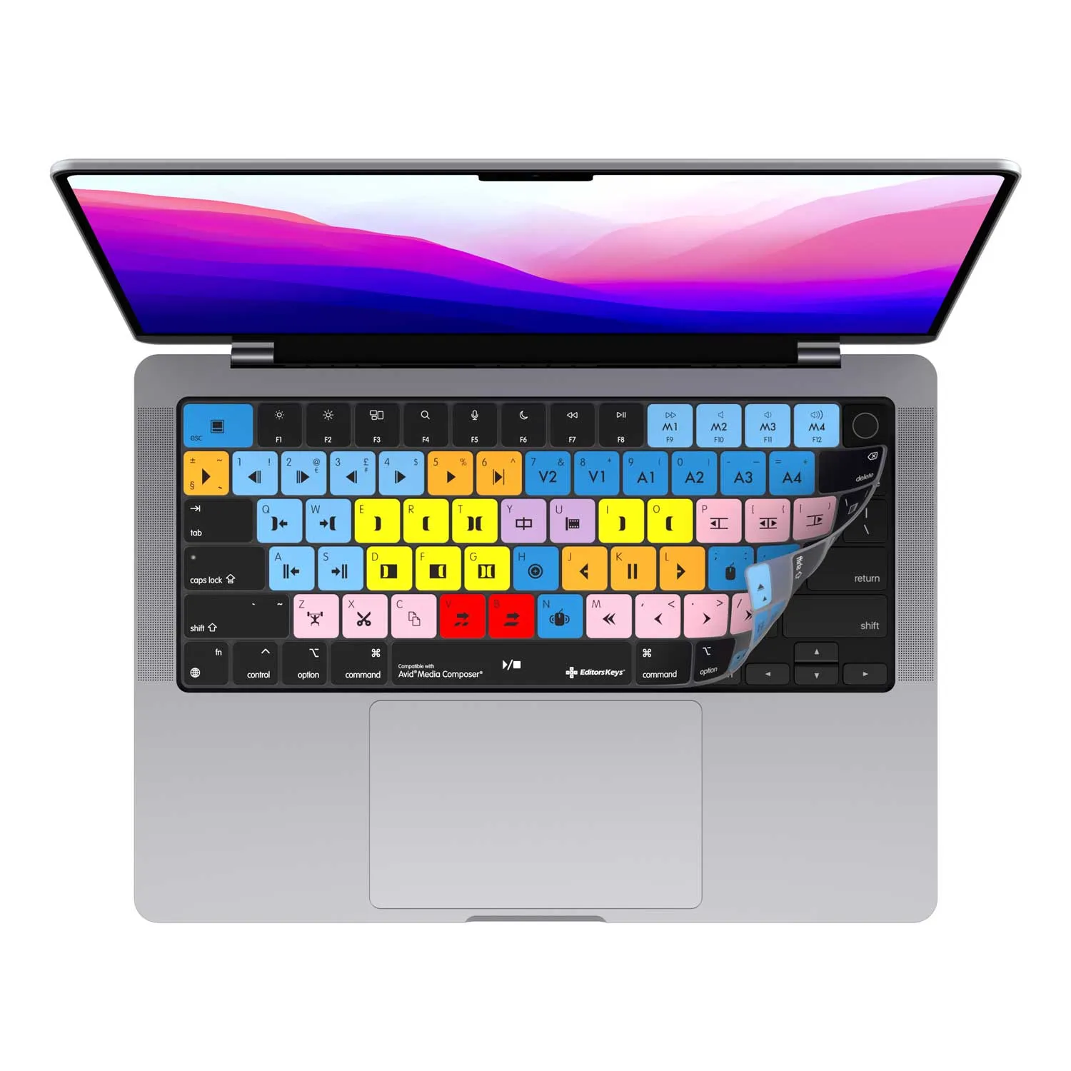 Avid Media Composer Keyboard Covers for MacBook and iMac