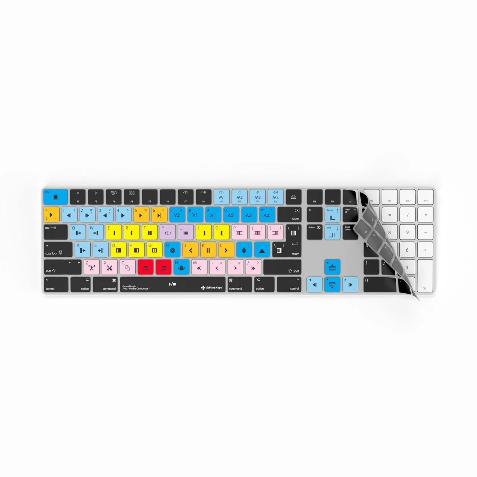 Avid Media Composer Keyboard Covers for MacBook and iMac