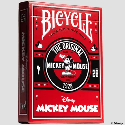 Bicycle Disney Classic Mickey Mouse (Red)  by US Playing Card Co.