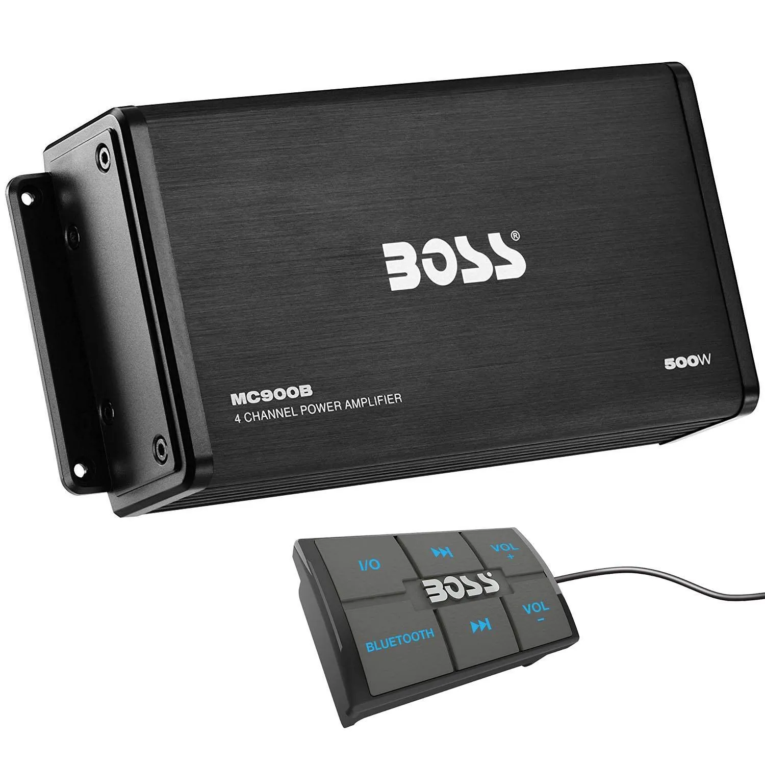 Boss Audio MC900B 500W Max 4 Channel Full Range Class A/B Amplifier (2 Pack)