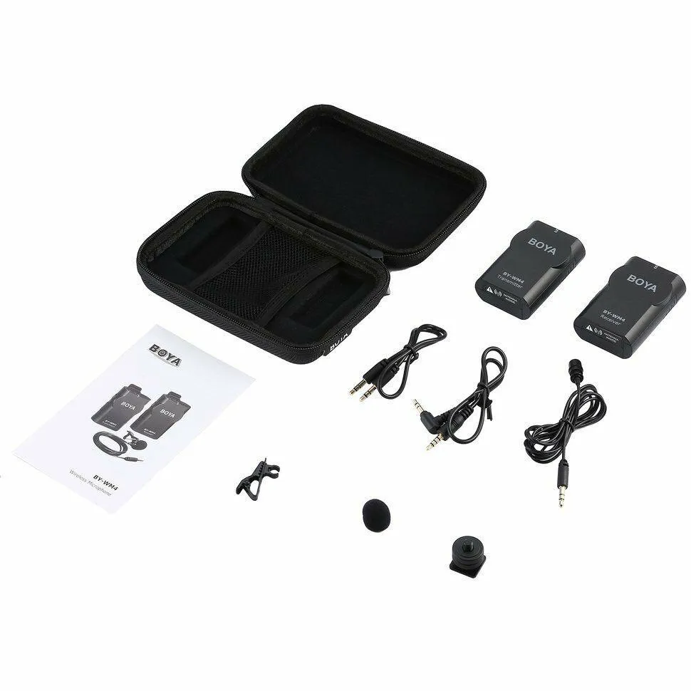 Boya BY-WM4 Universal Lavalier Wireless Microphone