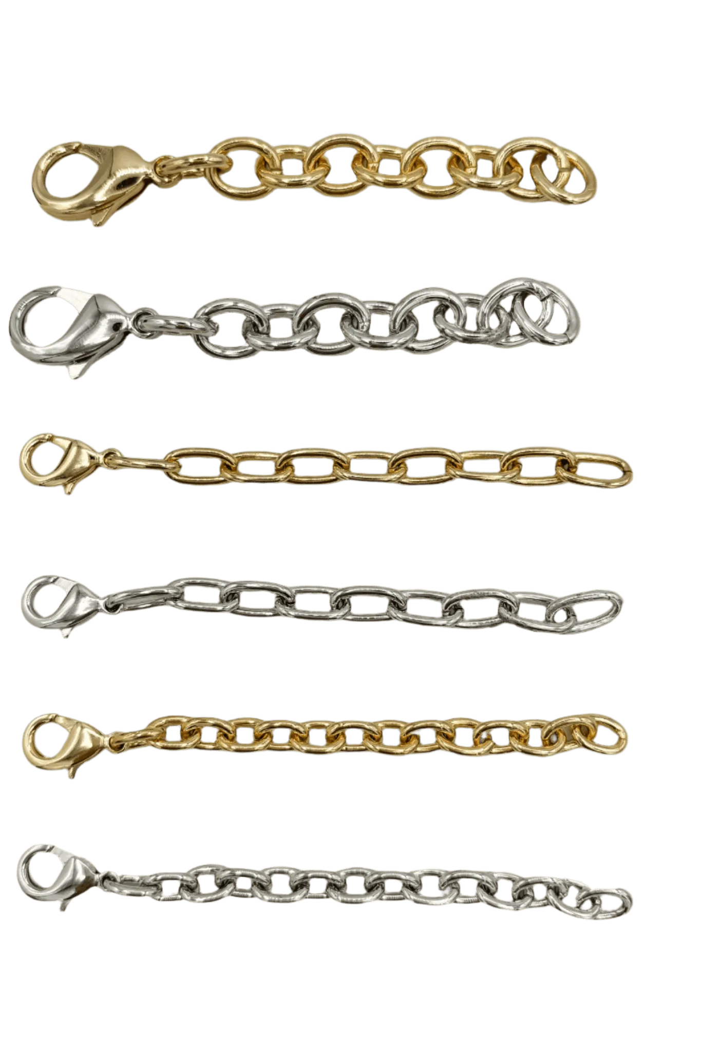 Bracelet and Necklace 2.75" Chain Extenders in Various Chain Types