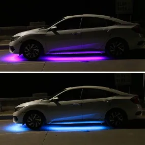 Car Under Glow Light Flexible Strip- LED Underbody Lights Remote APP Control