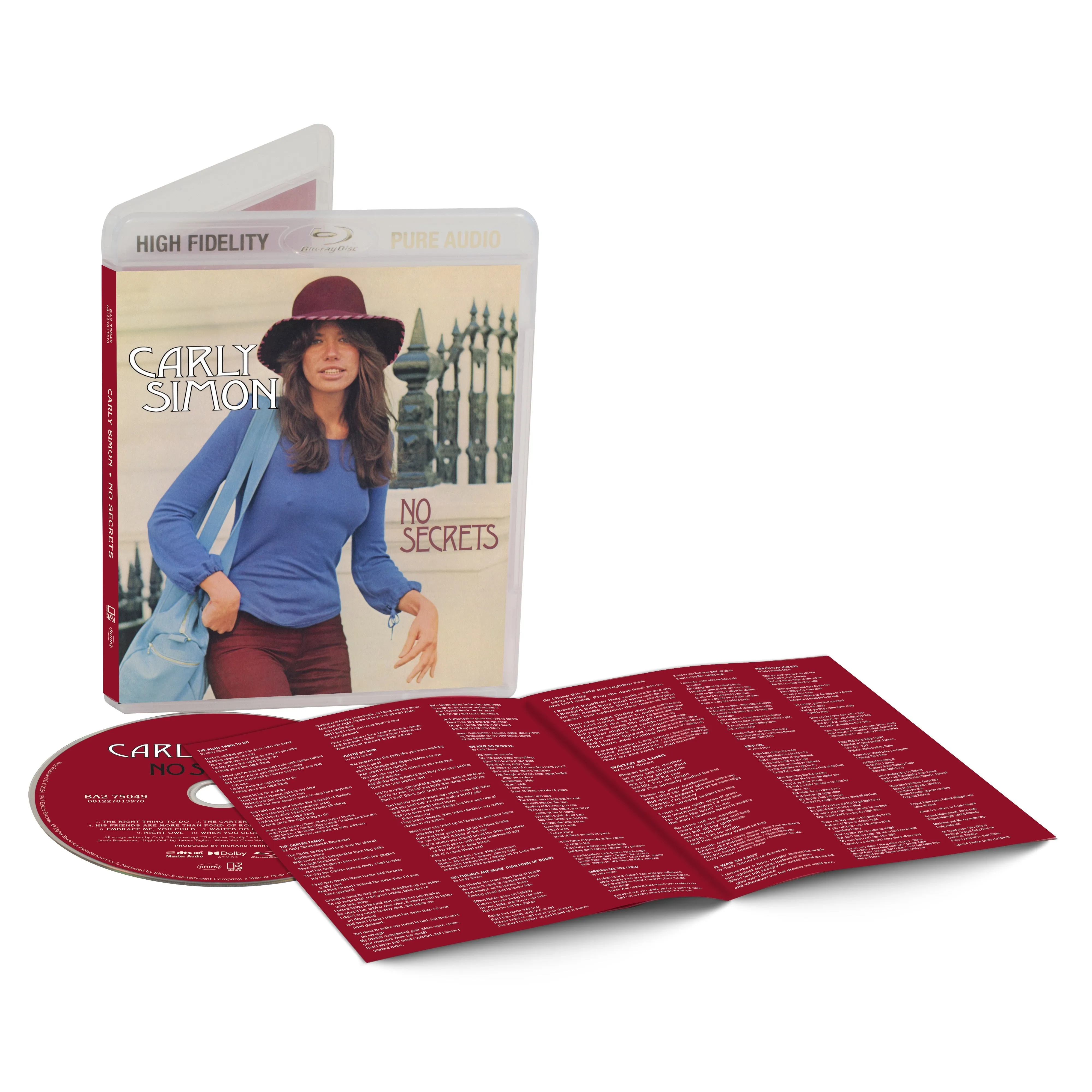 Carly Simon: No Secrets - Dolby Atmos Blu-ray Audio