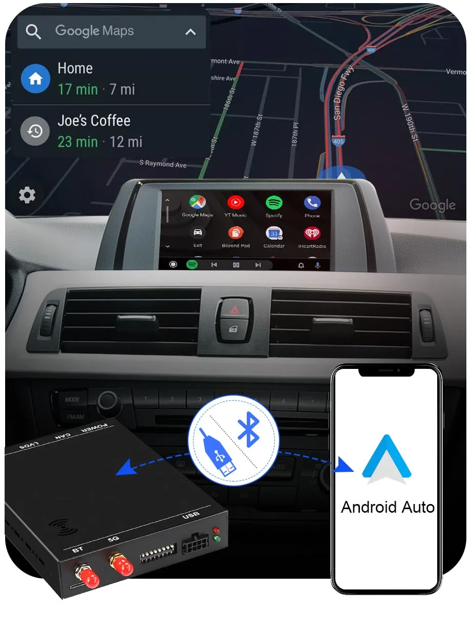 Carplay & Android auto For BMW