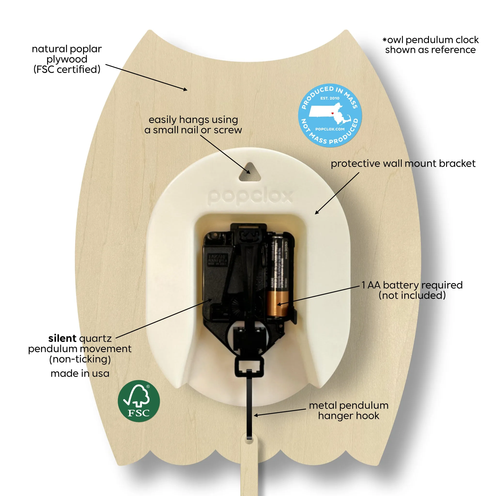 cat - pendulum clock