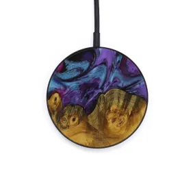 Circle Wood Resin Wireless Charger - Ashby (Purple, 589390)