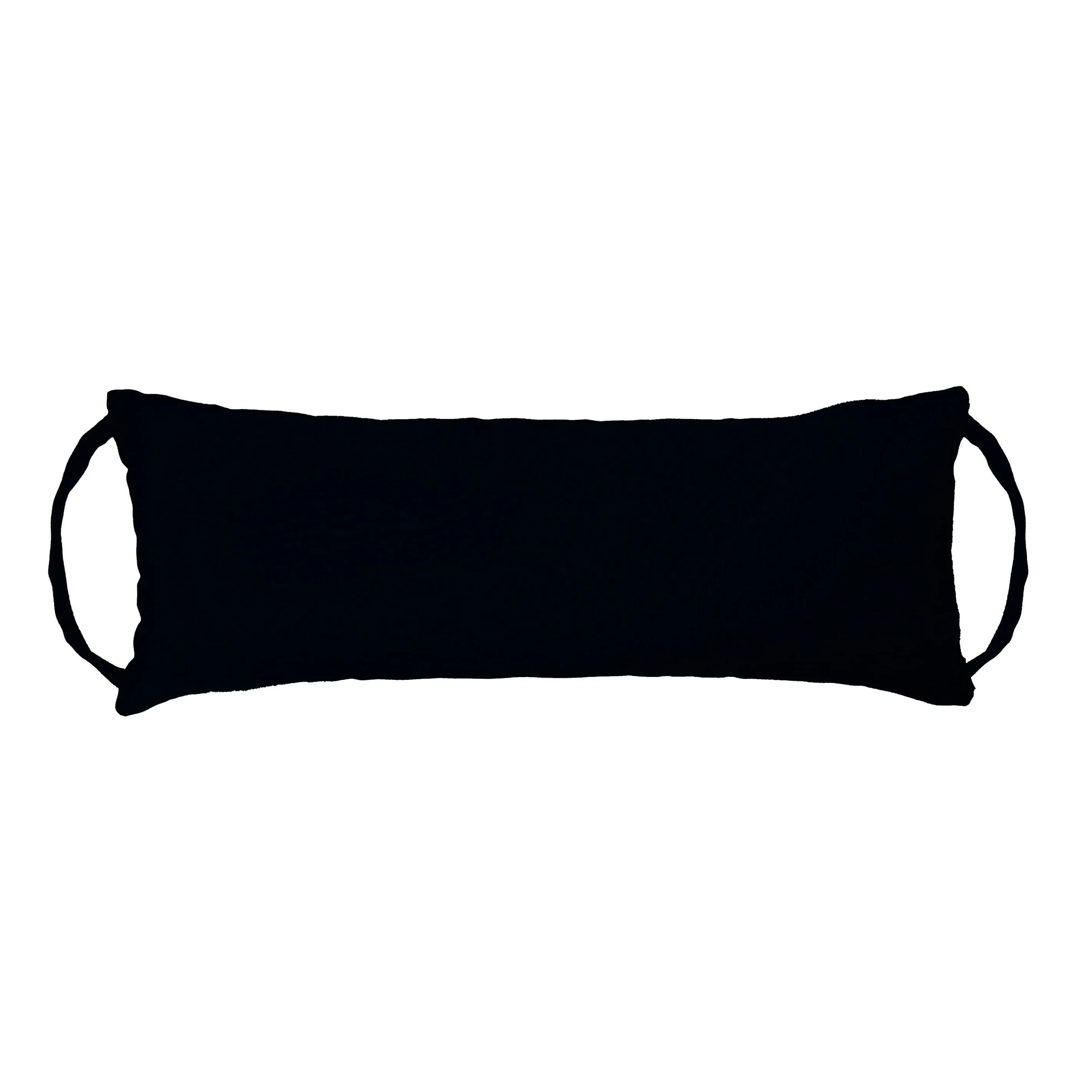 Cotton Duck Black Rocker Back Extender Pillow - Headrest Pillow