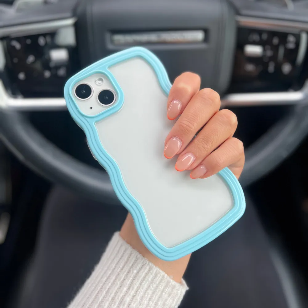 Curvy Phone Case - Blue