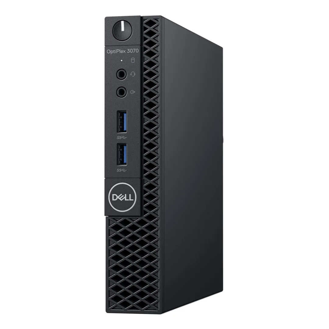 Dell OptiPlex 3070, Micro Desktop, Intel Core i7-9700T, 2.0GHz, 8GB RAM, 256GB SSD, Windows 10 Pro - Grade A Refurbished