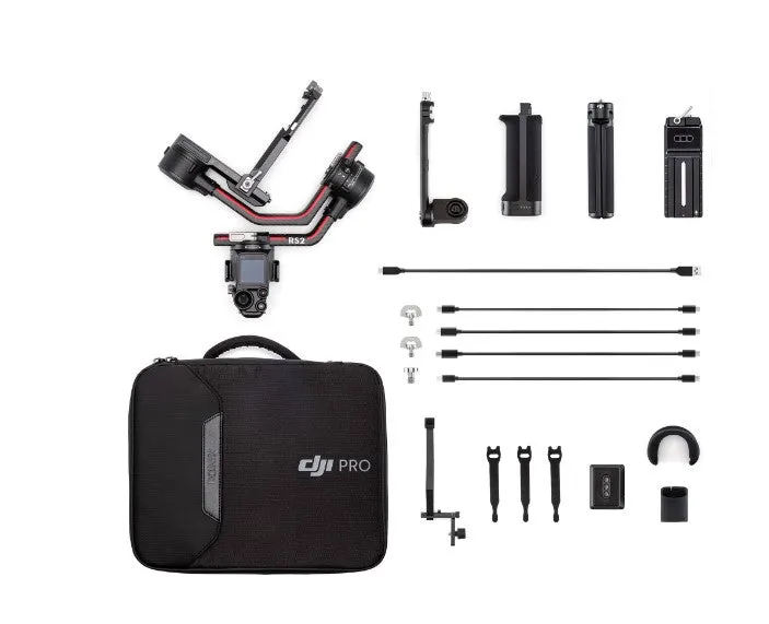 DJI RS 2 Ronin DSLR Stabilizer Gimbal / RS 2 Pro Combo - 1 Year Local DJI Warranty