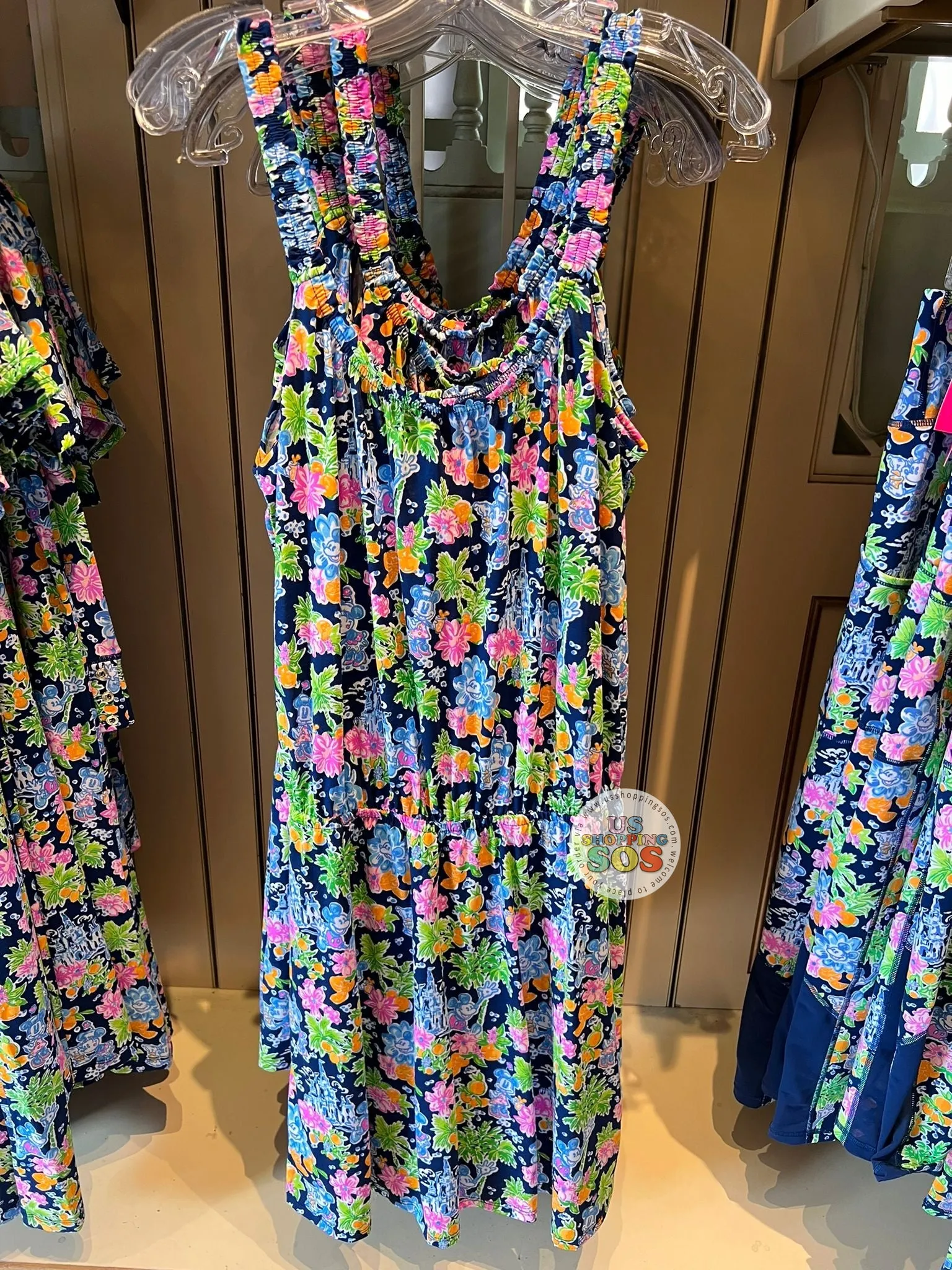 DLR/WDW - Disney x Lilly Pulitzer - Mickey & Minnie Aegean Navy Loro Romper