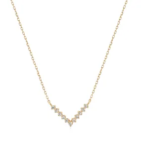 DREAM | Lab-Grown Diamond Wishbone Necklace