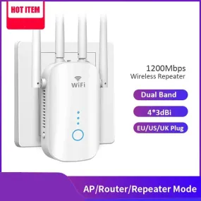 Dual Band Best Buy Wifi Extender 1200Mbps