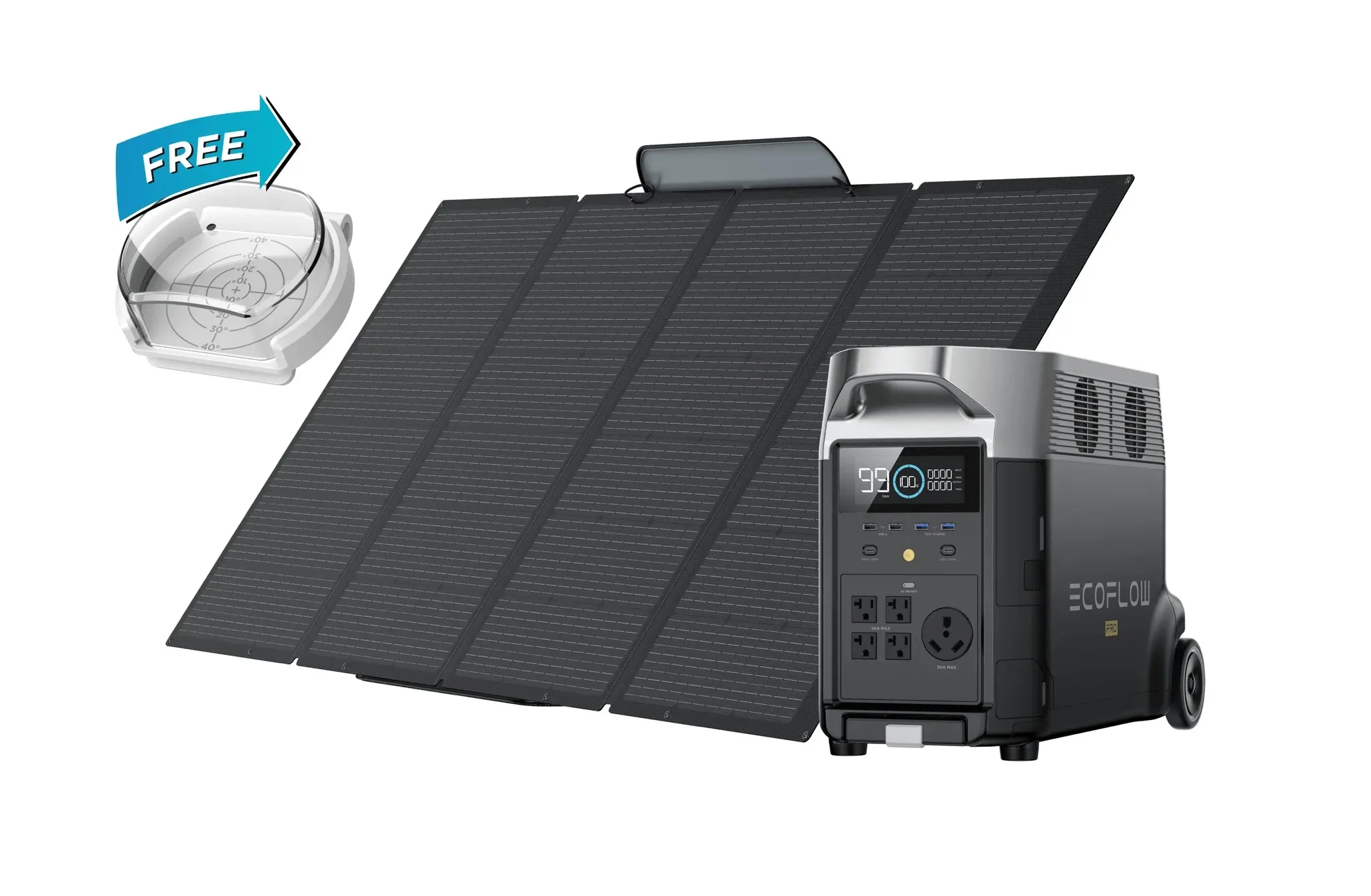 EcoFlow DELTA Pro Solar Generator   1 (One) 400W Portable Solar Panel