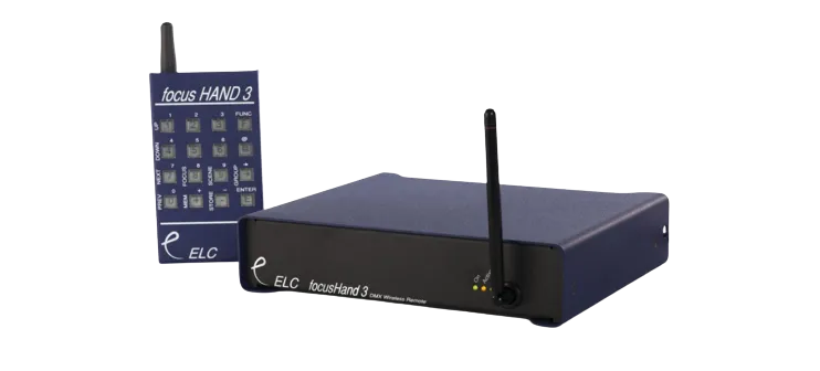 ELC FHS3 Focus Hand 3 DMX Controller Wireless 50x Recordable Cue States