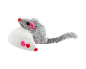 Feline Care Mouse Grey & White 2 pack