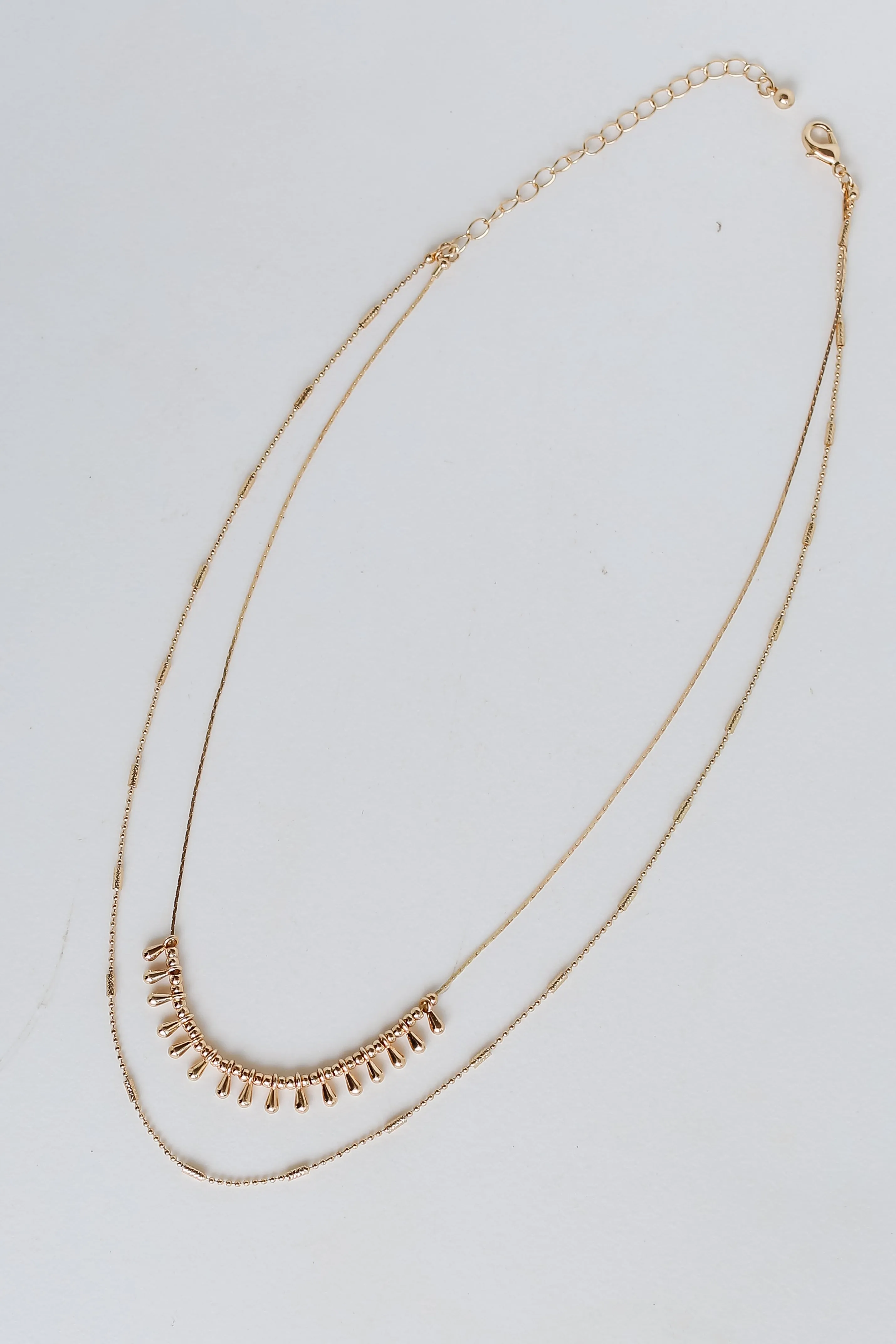 FINAL SALE - Joanna Gold Layered Chain Necklace