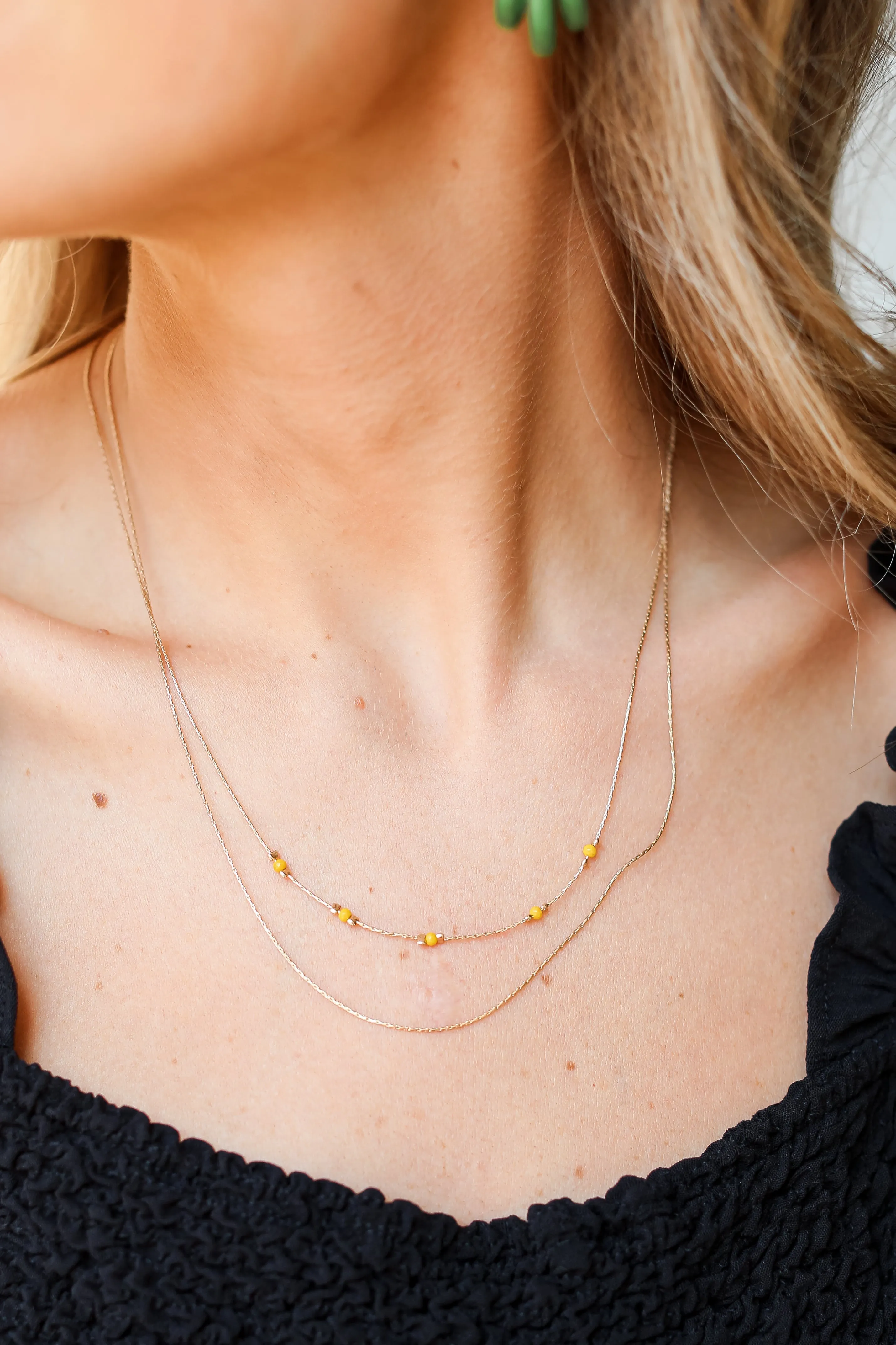 FINAL SALE - Victoria Gold Layered Necklace