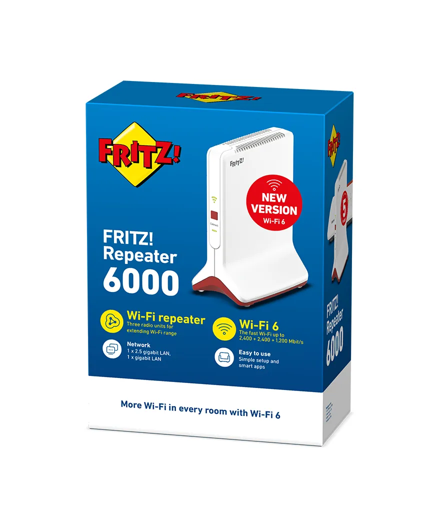 Fritz! Repeater 6000 ED Mesh WiFi reapter