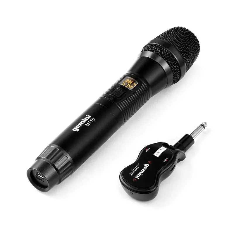 Gemini Gmu-M100 Single Handheld Wireless Uhf Microphone System