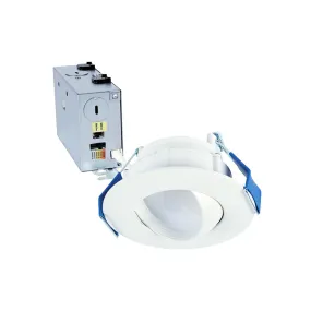 Halo RA4LS 4" Baffle Adjustable Canless LED Downlight, Lumen & CCT Selectable