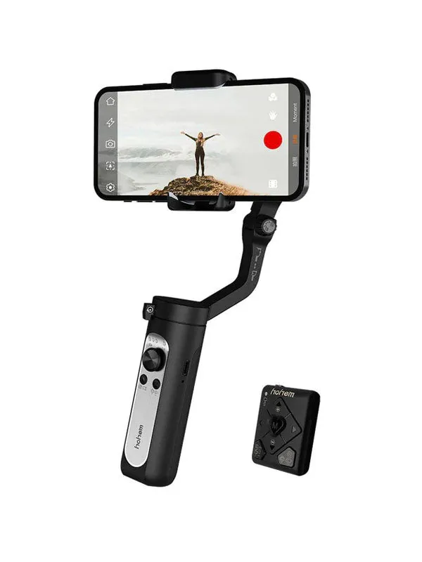 Hohem iSteady X2 3-Axis Palm Smartphone Gimbal with Remote in Black Color