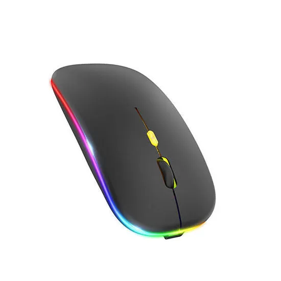 HP W10 Wireless RGB Bluetooth, Wireless, Rechargeable Slim Mouse