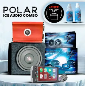 Ice Power Polar Audio Combo  FREE Car Care Kit