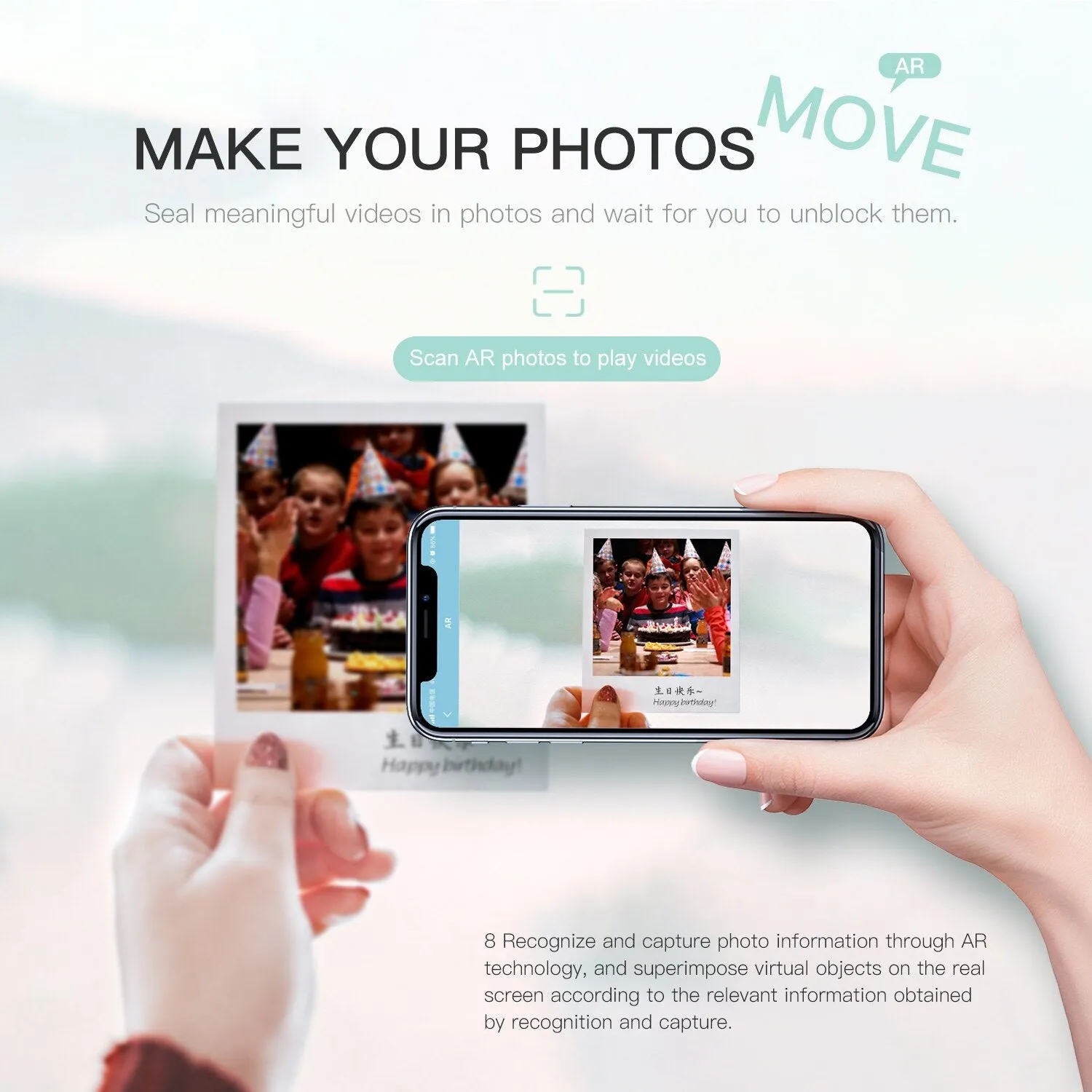 Inkless Portable Wireless Photo Printer