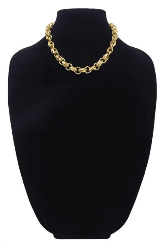 Interlocked Chain Link Necklace