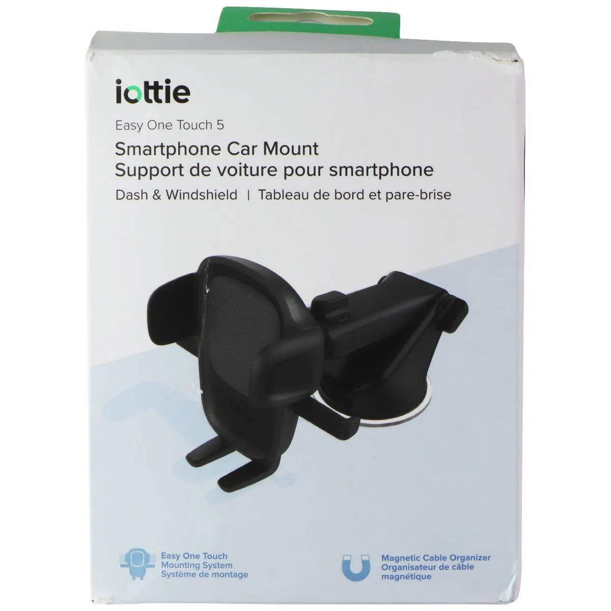 Iottie Easy One Touch Smartphone Car Mount (HLCRIO171AM) - Black