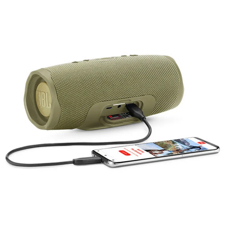 JBL Charge 4 Portable Wireless Bluetooth Waterprrof Speaker (Sand)